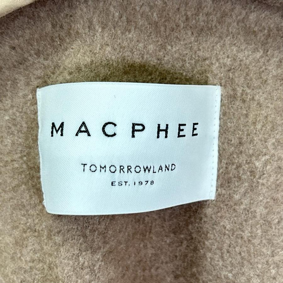 マカフィー MACPHEE 12-08-94-08233 Vネックジップアップコート