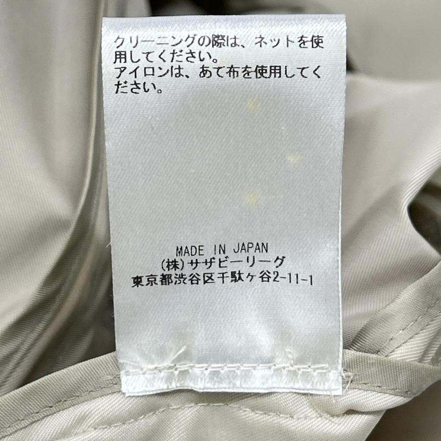 ebure エブール 2910200017N ノーカラージップアップコート ベージュ