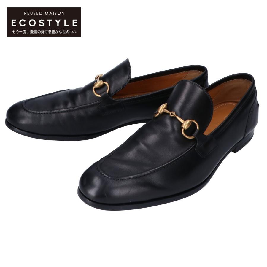 Gucci グッチ ヨルダーン レザー ホースビット ローファー シューズ 9 ブラック メンズ ブランドショップエコスタイル 通販 Yahoo ショッピング