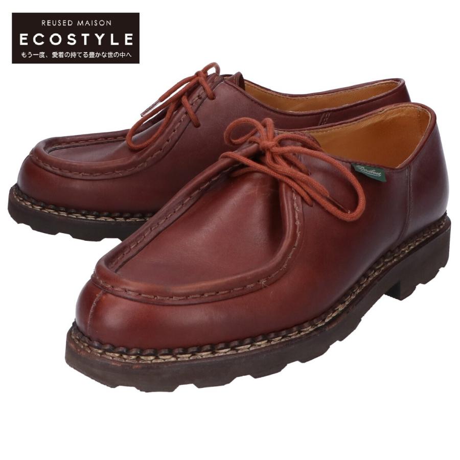 Paraboot パラブーツ MICHAEL ミカエル レザーチロリアンシューズ 40 ブラウン メンズ