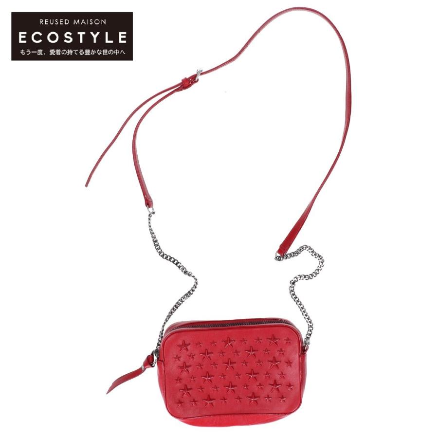 JIMMY CHOO ジミーチュウ スタースタッズ レザー チェーン ミニ