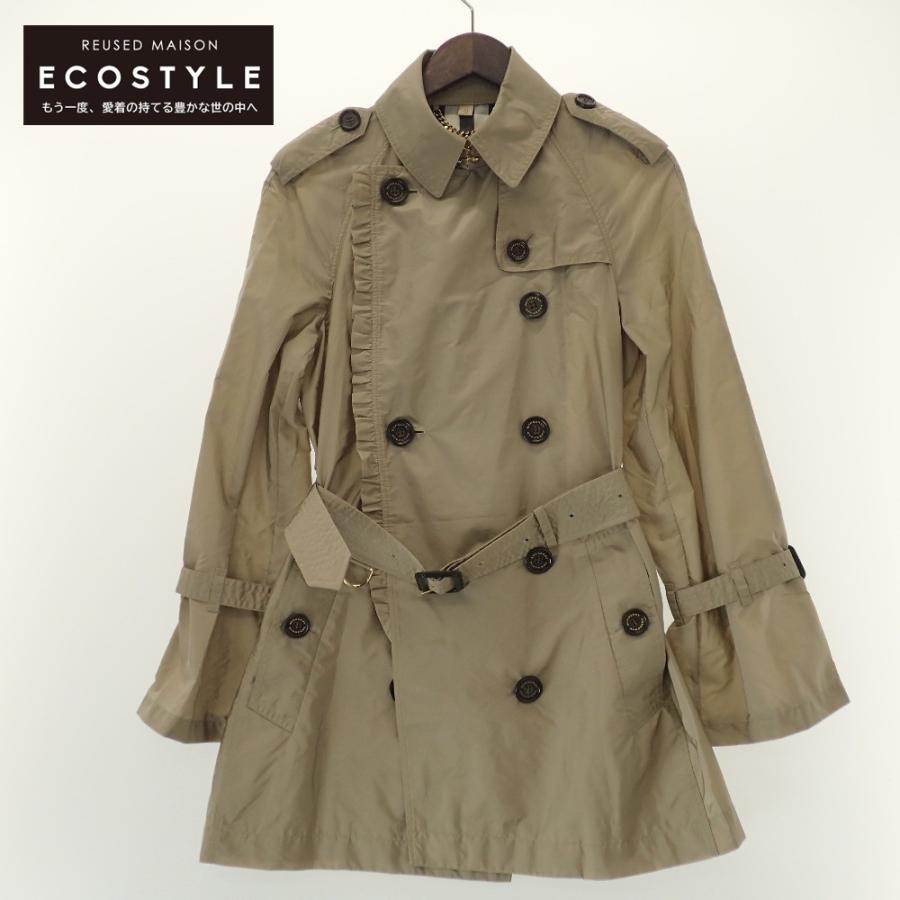 BURBERRY（バーバリー） 4051611 ナイロン フリル トレンチコート UK6