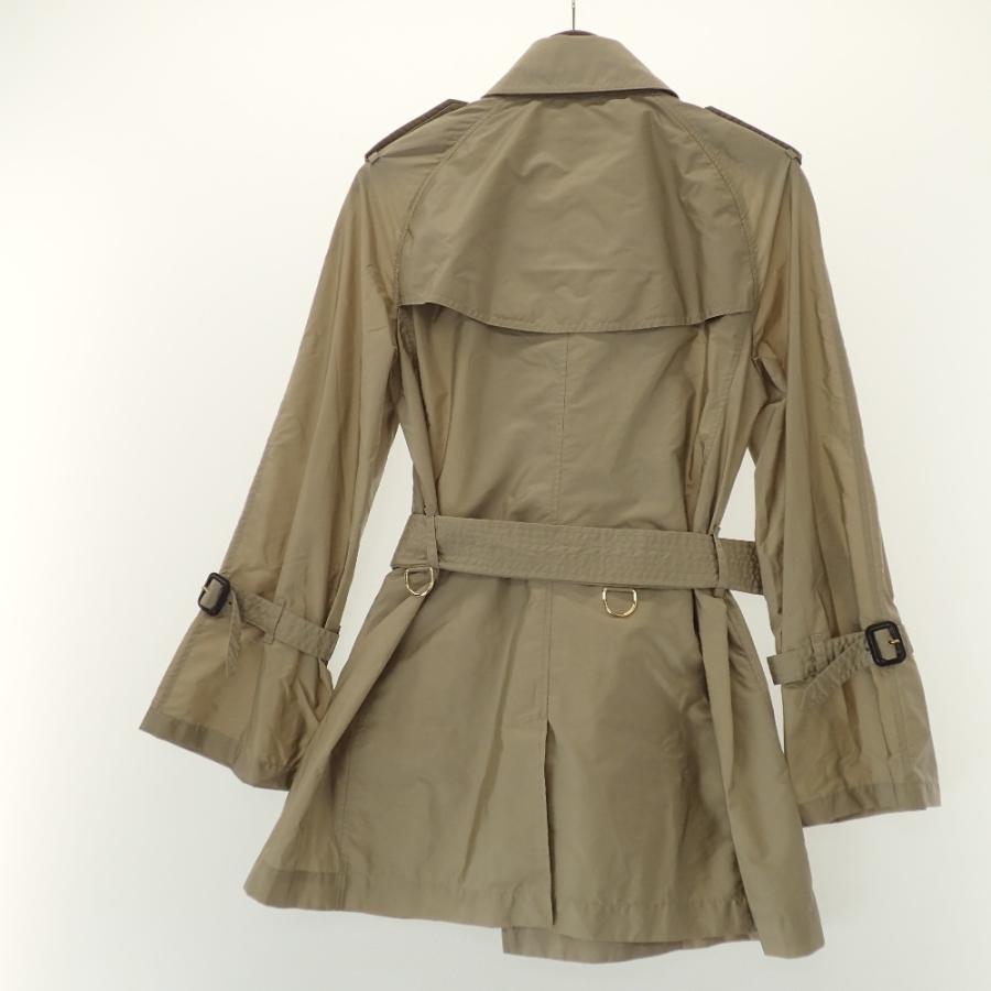 BURBERRY（バーバリー） 4051611 ナイロン フリル トレンチコート UK6