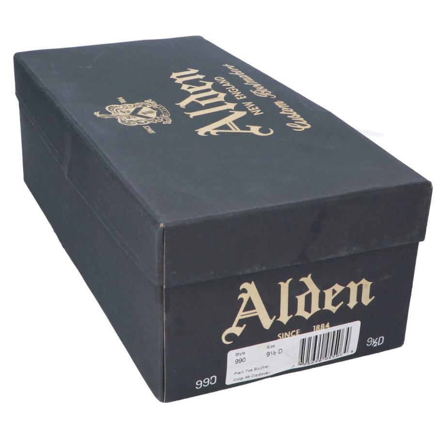ALDEN（オールデン） 新品同様 990 コードバン プレーントゥシューズ