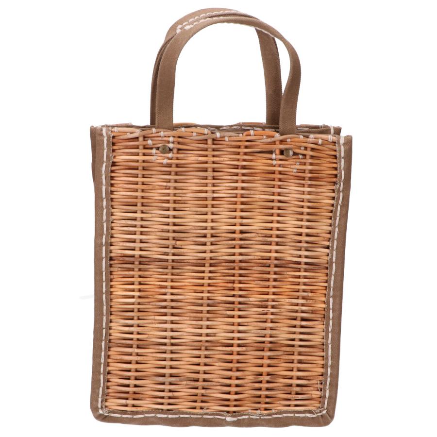 ebagos エバゴス 2017SS WHEN SLEEP ON THE LAWN 紅藤/キャンバス かご