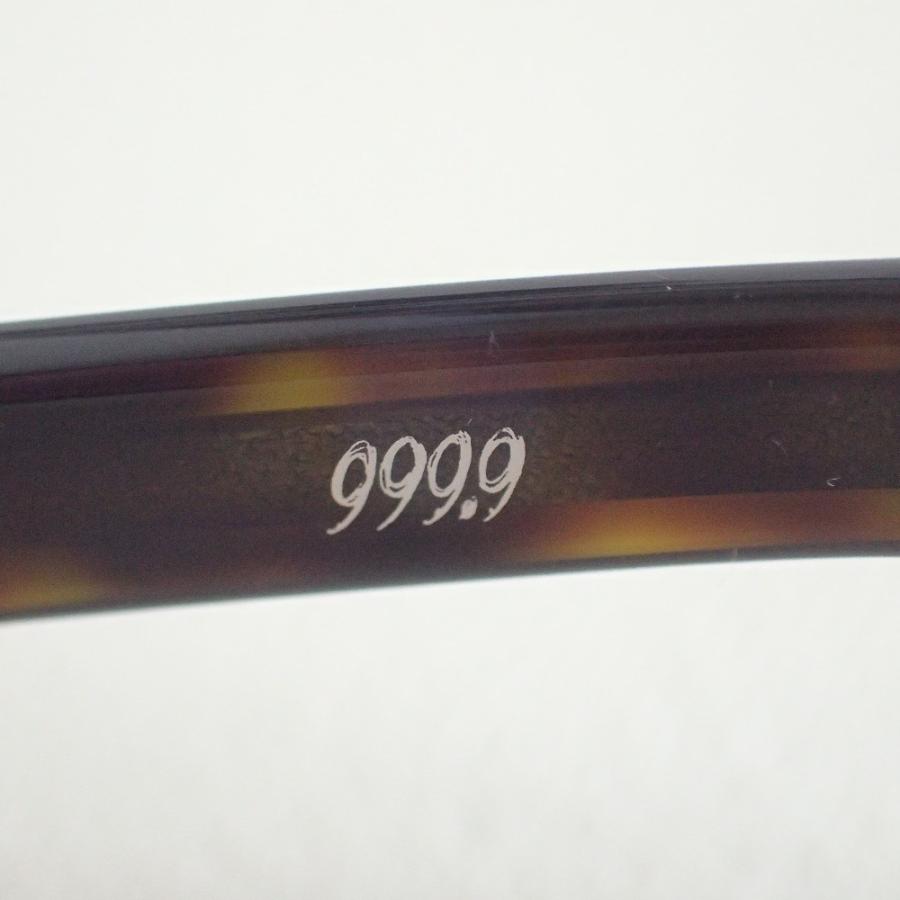 999.9 NP-65 黒縁メガネ 999.9（アイウェア） 999.9 フォーナインズ NP-65 度入りレンズ