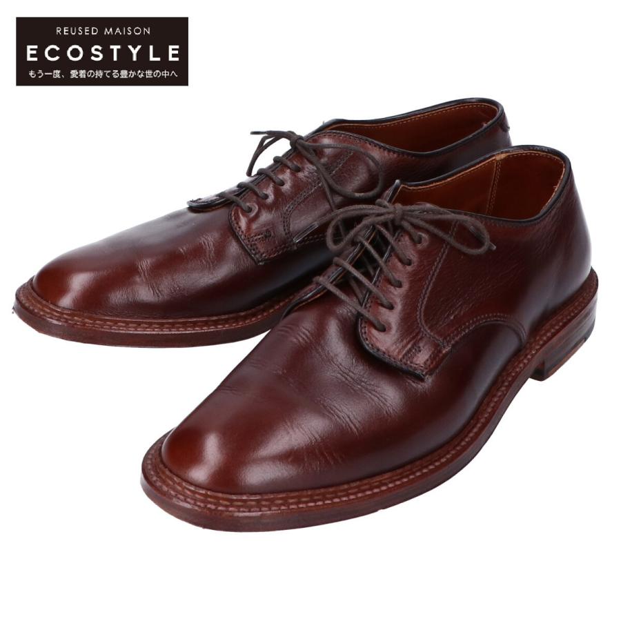 Alden オールデン 29364F バリーラスト クロムエクセルレザー プレーントゥ シューズ 7 1/2D ブラウン メンズ