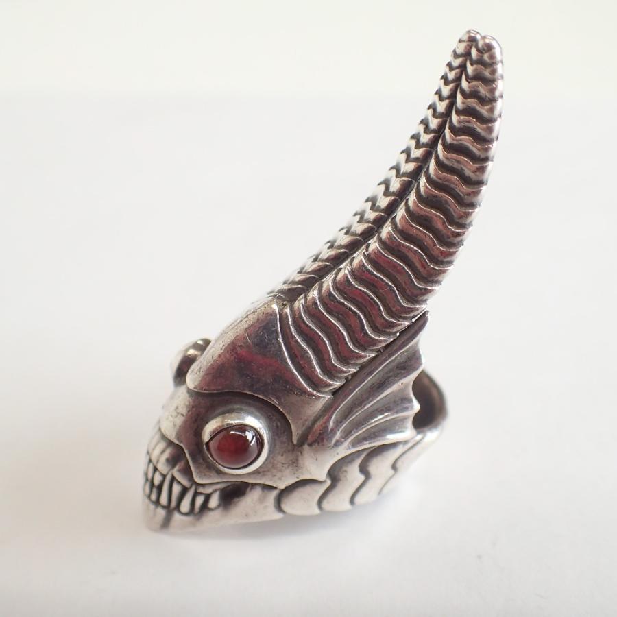 JAP工房 ジャップ工房 一馬 KAZUMA 925刻印 昔ガゼル ガーネット