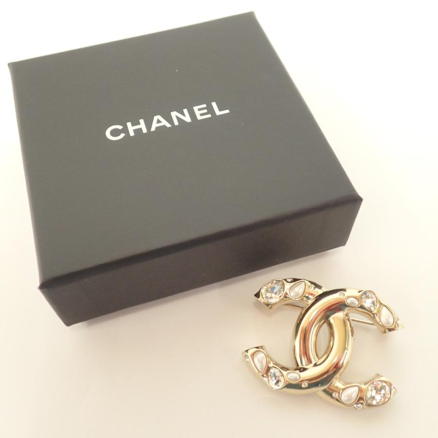 CHANEL（シャネル） 美品/ A21 S ココマーク ビジュー/パール装飾
