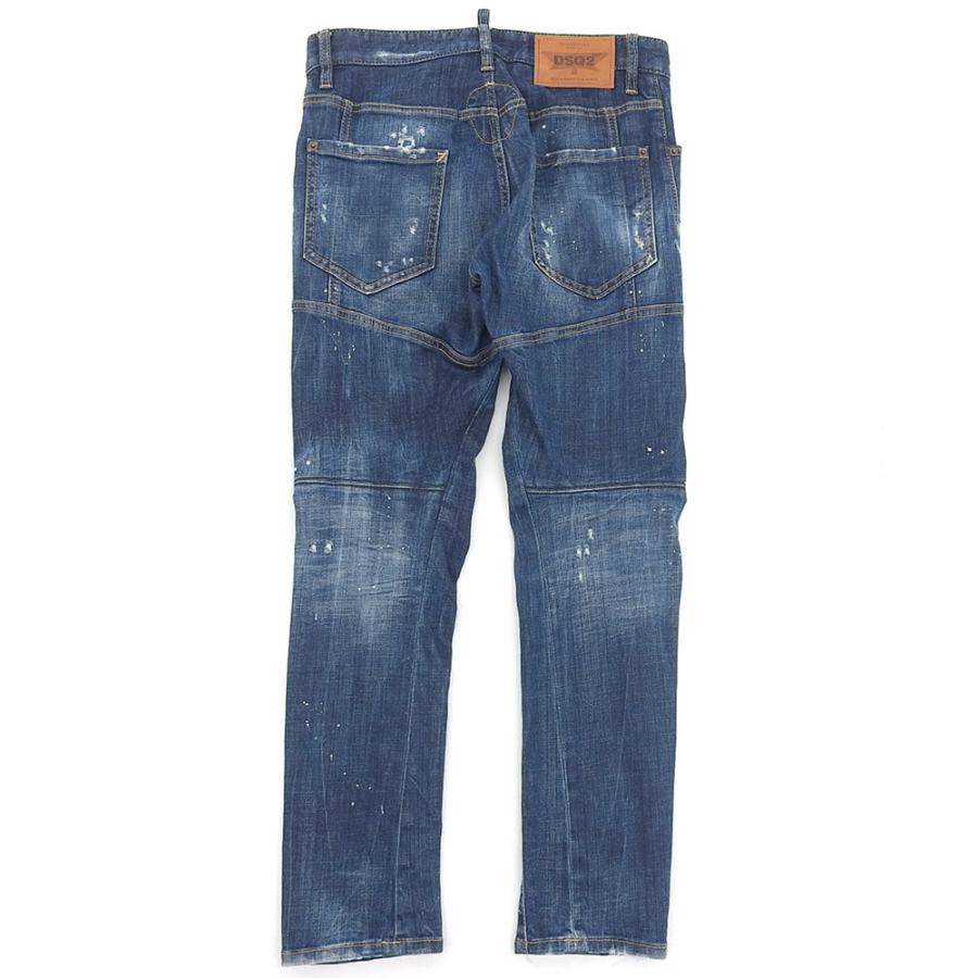 DSQUARED2 ディースクエアード TidyBikerJeans / ペイント加工 DSQUARED2 ディースクエアード TidyBikerJeans / ペイント加工