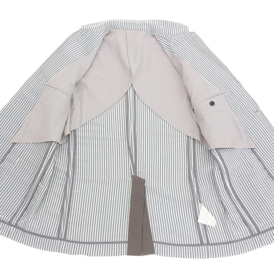 sacai サカイ ストライプ テーラードジャケット メンズ グレー