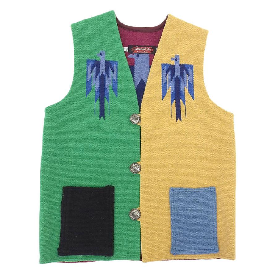 Centinela Traditional Arts ベスト　カーキー/グリーン 美品 CENTINELA TRADITIONAL ARTS センチネラ ジレ ベスト メンズ
