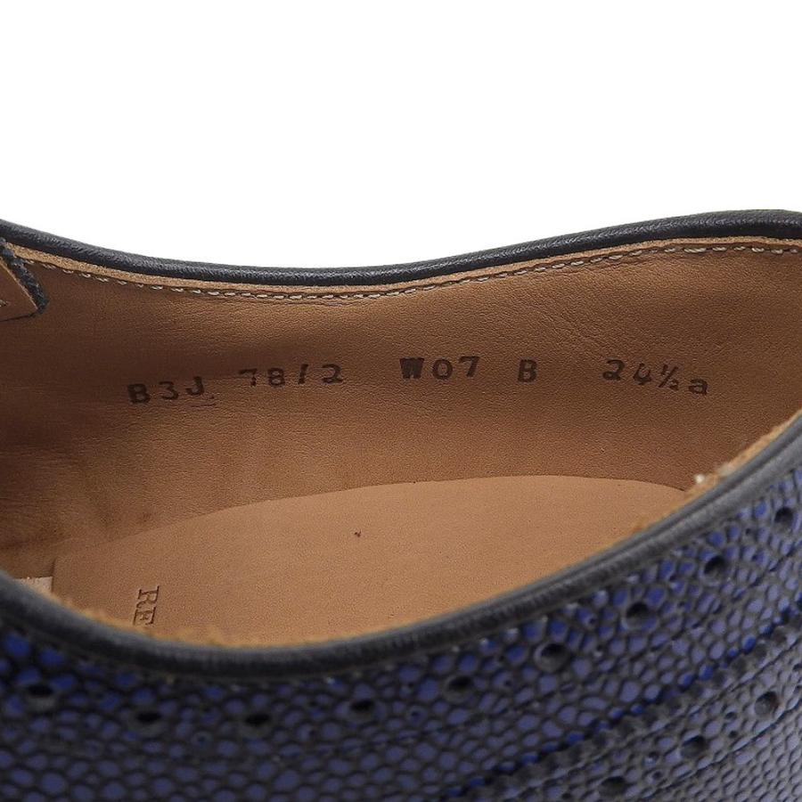 REGAL（リーガル） 未使用/ W07B 型押し フルブローグウィングチップ