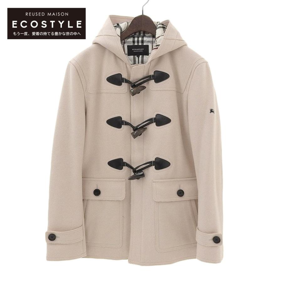 Burberry Black Label バーバリーブラックレーベル 裏地ノヴァチェック ウール ダッフルコート L アイボリー メンズ ブランドリユースショップエコスタイル 通販 Yahoo ショッピング