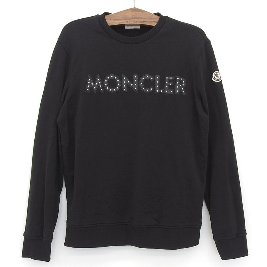 MONCLER モンクレール スタッズロゴ スウェットトレーナー メンズ