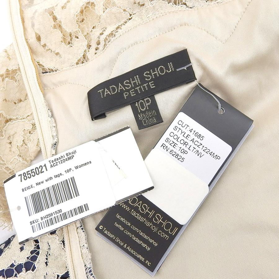 新品/ TADASHI SHOJI タダシショージ 総レース ワンピース 10P  