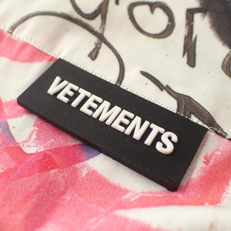 美品/22SS Vetements ヴェトモン UE52SH560W GRAFFITI PRINT OVERSIZED
