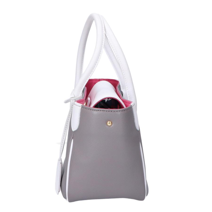 A.D.M.J. トートバッグ　バイカラー A.D.M.J トート バッグ バイカラー ネイビー ベージュ レザー