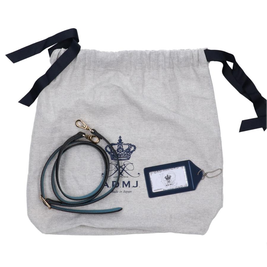 美品 ADMJ SHRINKLEATHER ARTD〓COMOTIF POUCHWALLET 牛革アールデコ 