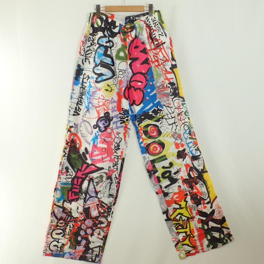 美品/ Vetements ヴェトモン UE52PA410W グラフィティデザイン ロング