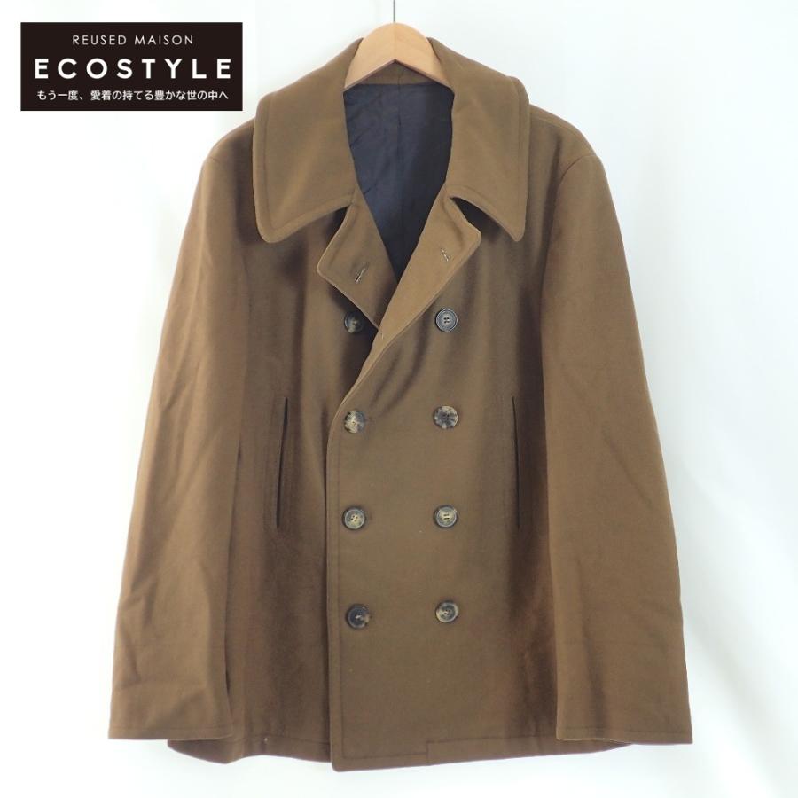 A.P.C. アーペーセー ウール ピー コート L ブラウン メンズ 