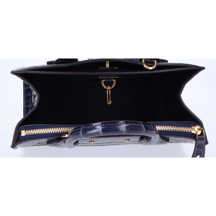 美品 Louis Vuitton ルイ ヴィトン N972 シティ スティーマー Pm クロコダイル ブリリアント ハンドバッグ ネイビー系 レディース ブランドリユースショップエコスタイル 通販 Yahoo ショッピング