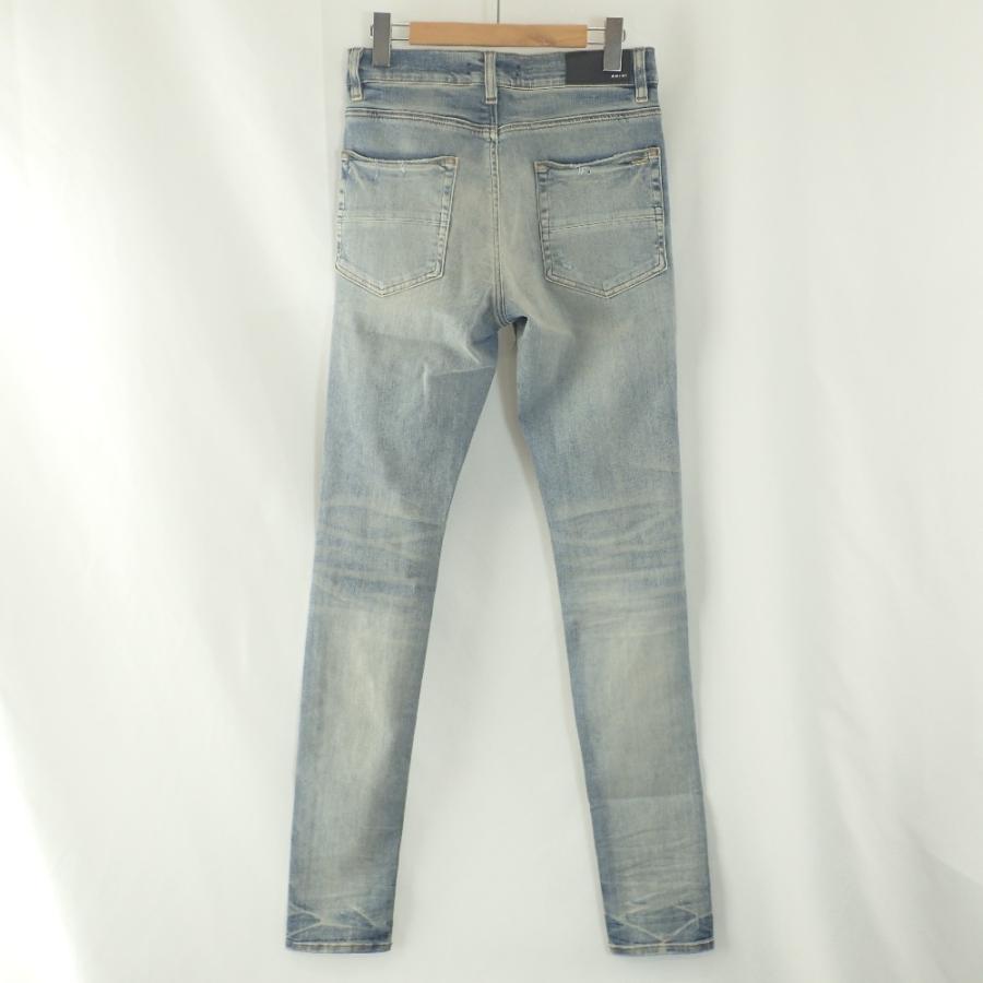 美品/ AMIRI アミリ ダメージ加工 レインボーパッチ スキニー 美品/ AMIRI アミリ ダメージ加工 レインボーパッチ スキニー