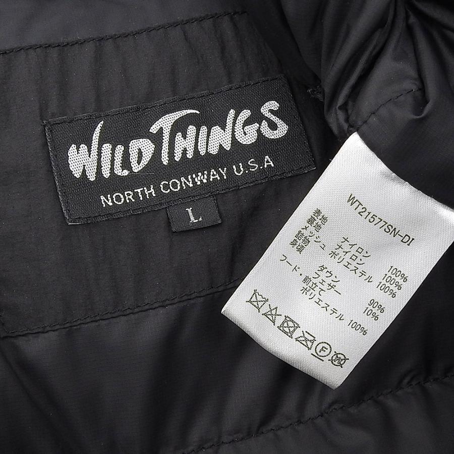 WILD THINGS（ワイルドシングス） ダウンジャケット メンズ ブラック L 