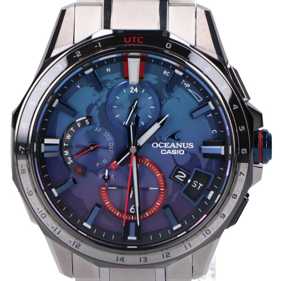 CASIO カシオ OCW-G2000SB‐2AJR OCEANUS オシアナス 宇宙兄弟コラボ 腕時計 シルバー系 メンズ