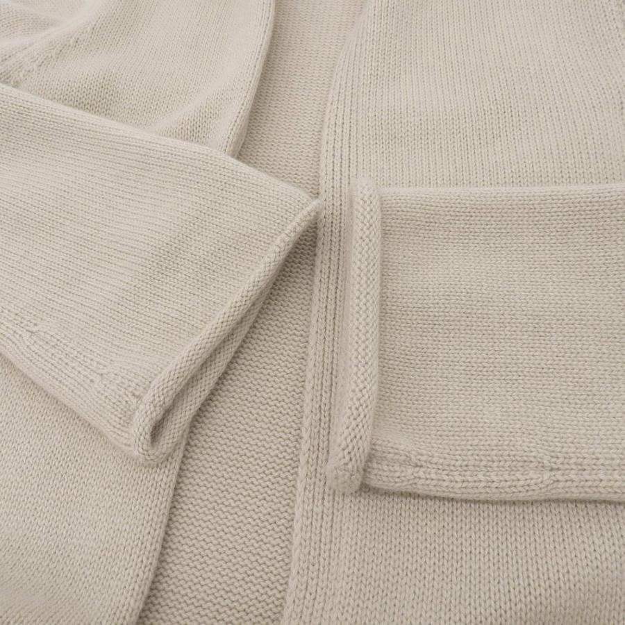 極美品 FOXEY フォクシー カシミヤ100% カーディガン ベージュ 中古・古着通販】FOXEY (フォクシー) Knit Cardigan Hoodie Cashmere