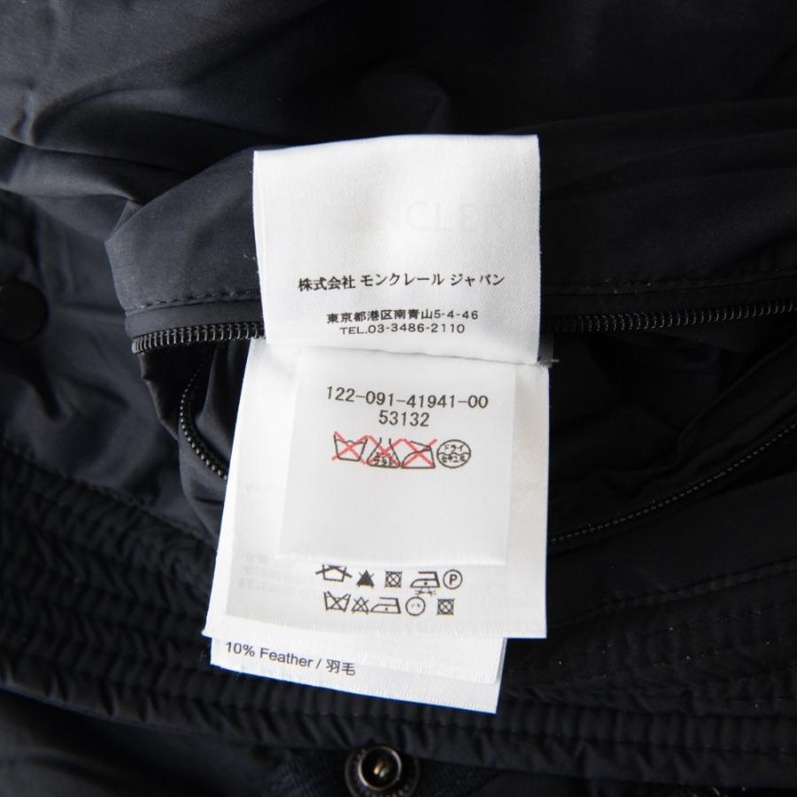 MONCLER モンクレール ARC フード付ダウン ジャケット 0 【Conduit】 ブラック メンズ