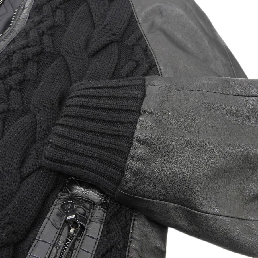 HUGO BOSS ヒューゴボス レザー 切り替え リバーシブル ブルゾン