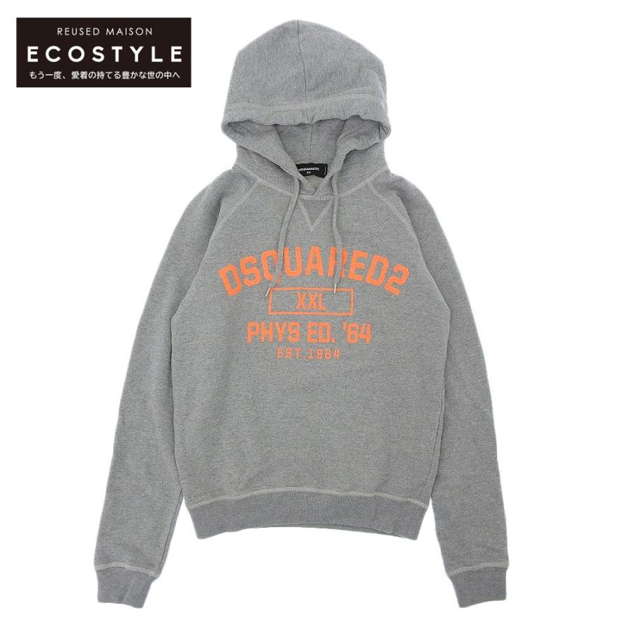 DSQUARED2 美品 ディースクエアード カレッジプリント スウェットプル 