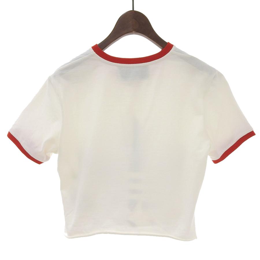 GUCCI（グッチ） 美品 ×アディダス クロップドVネックTシャツ