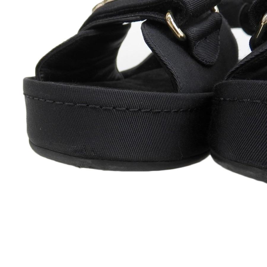 CHANEL 美品 シャネル グログラン サンダル シューズ レディース CHANEL 美品 シャネル グログラン サンダル シューズ レディース
