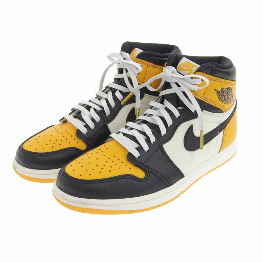 NIKE 美品 ナイキ AIR JORDAN 1 RETRO HIGH OG TAXI スニーカー 