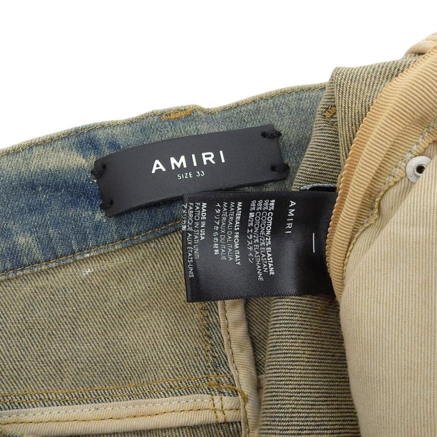 美品 AMIRI アミリ ペイント×クラッシュ デニムパンツ ボトムス 美品 AMIRI アミリ ペイント×クラッシュ デニムパンツ ボトムス