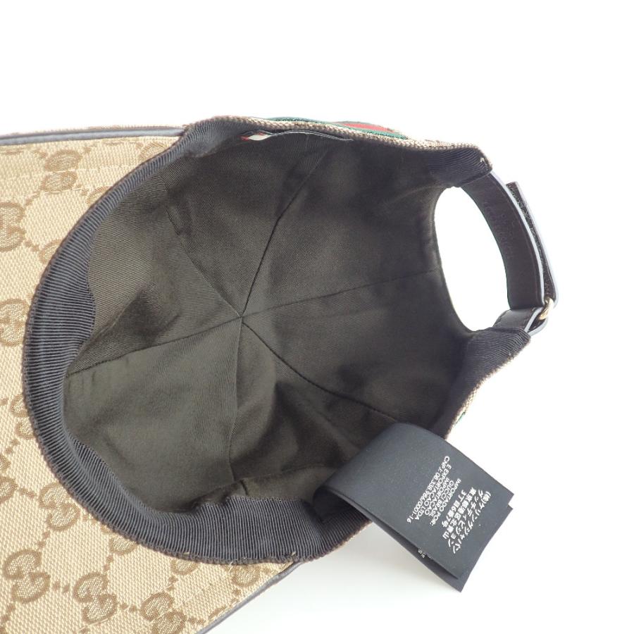 GUCCI グッチ 08.338.986 シェリーライン ベースボールキャップ 帽子
