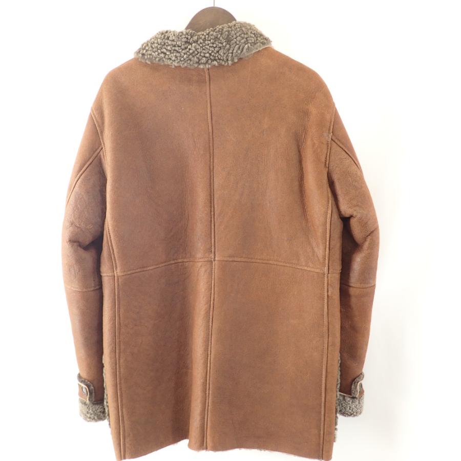 美品/ BEAMS ＋ビームス プラス USA製 羊革 ムートン ジャケット M