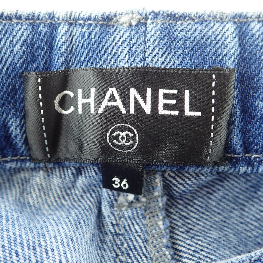 CHANEL 国内正規 シャネル P56047 V42309 WASHED DENIM JEANS CHANEL 国内正規 シャネル P56047 V42309 WASHED DENIM JEANS