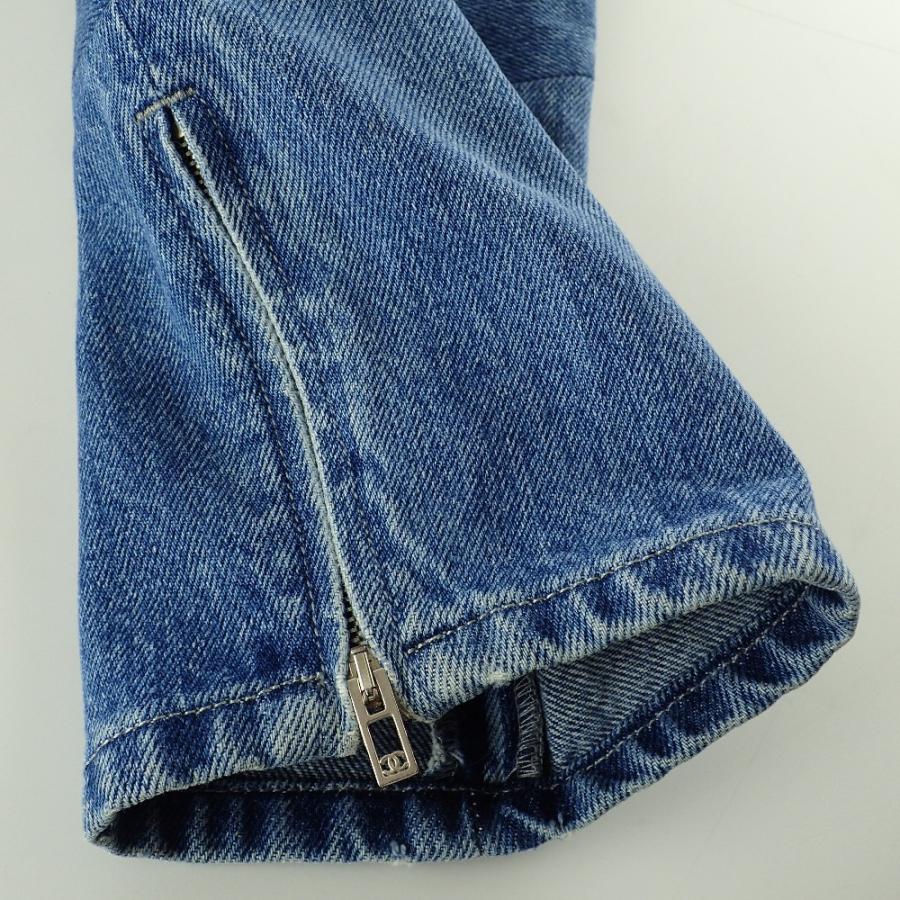 CHANEL 国内正規 シャネル P56047 V42309 WASHED DENIM JEANS CHANEL 国内正規 シャネル P56047 V42309 WASHED DENIM JEANS