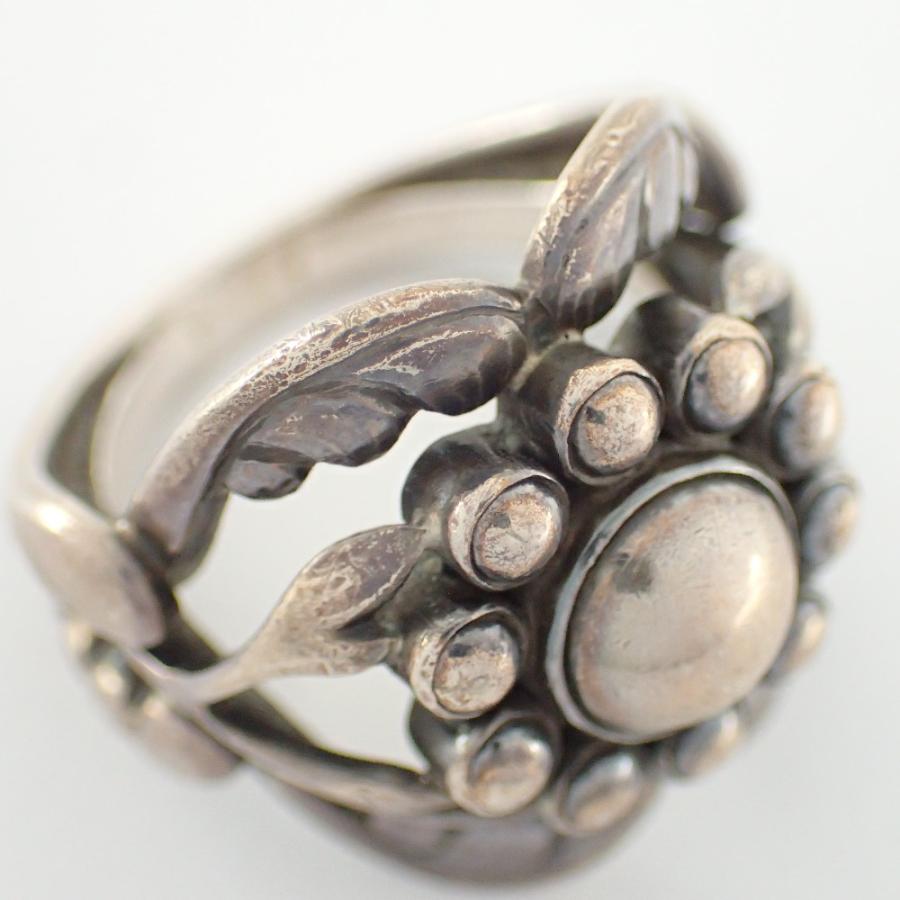 312【ジョージジョンセン】シルバーリング10 ブロッサム