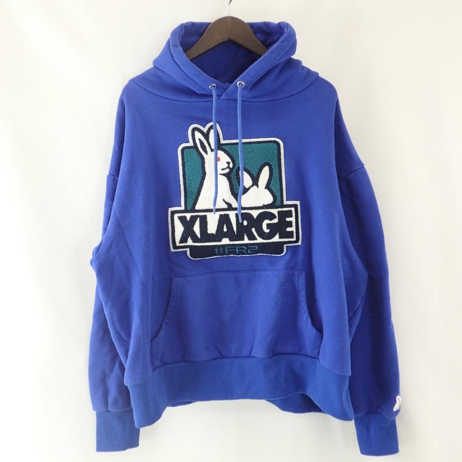 美品/ XLARGE エクストララージ xFR2エフアール2 FRC1747 BOXロゴ