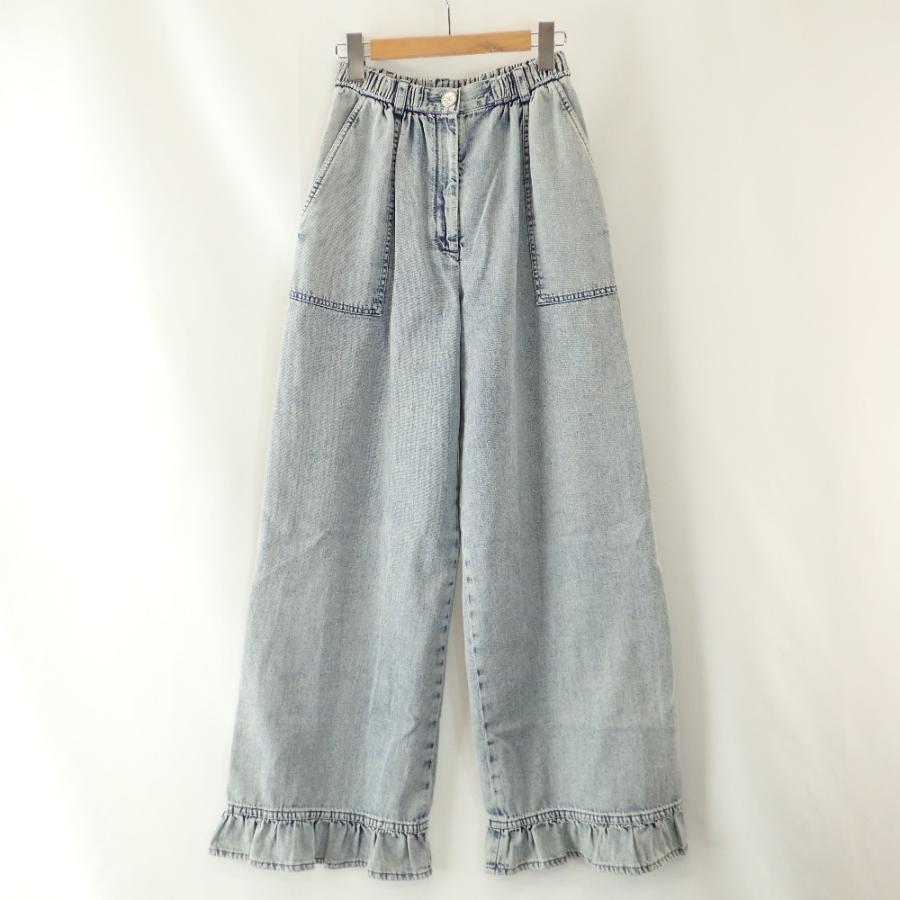 美品/国内正規/22年製 CHANEL シャネル P73070 V64637 ワイドデニム