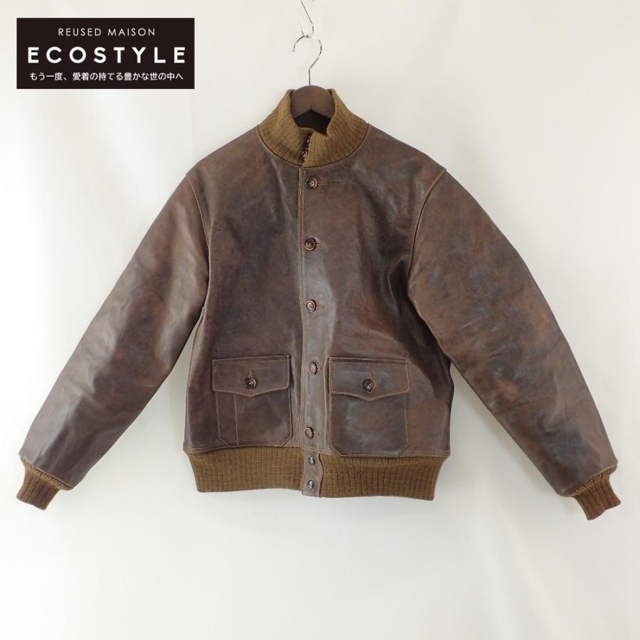 40 バズリクソンズ A-1 フライトジャケット　ホースハイド 40 バズリクソンズ A-1 フライトジャケット ホースハイド - メルカリ