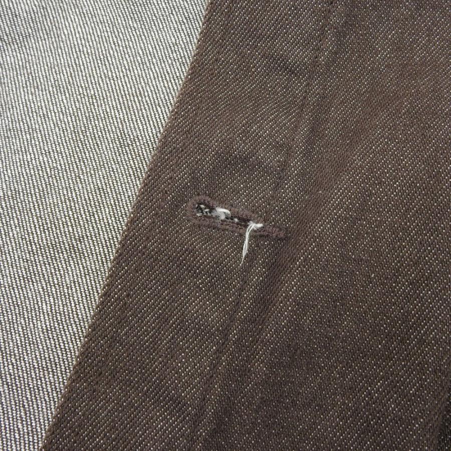 美品 AURALEE オーラリー A21AB03DM WASHED HARD TWIST DENIM BLOUZON  