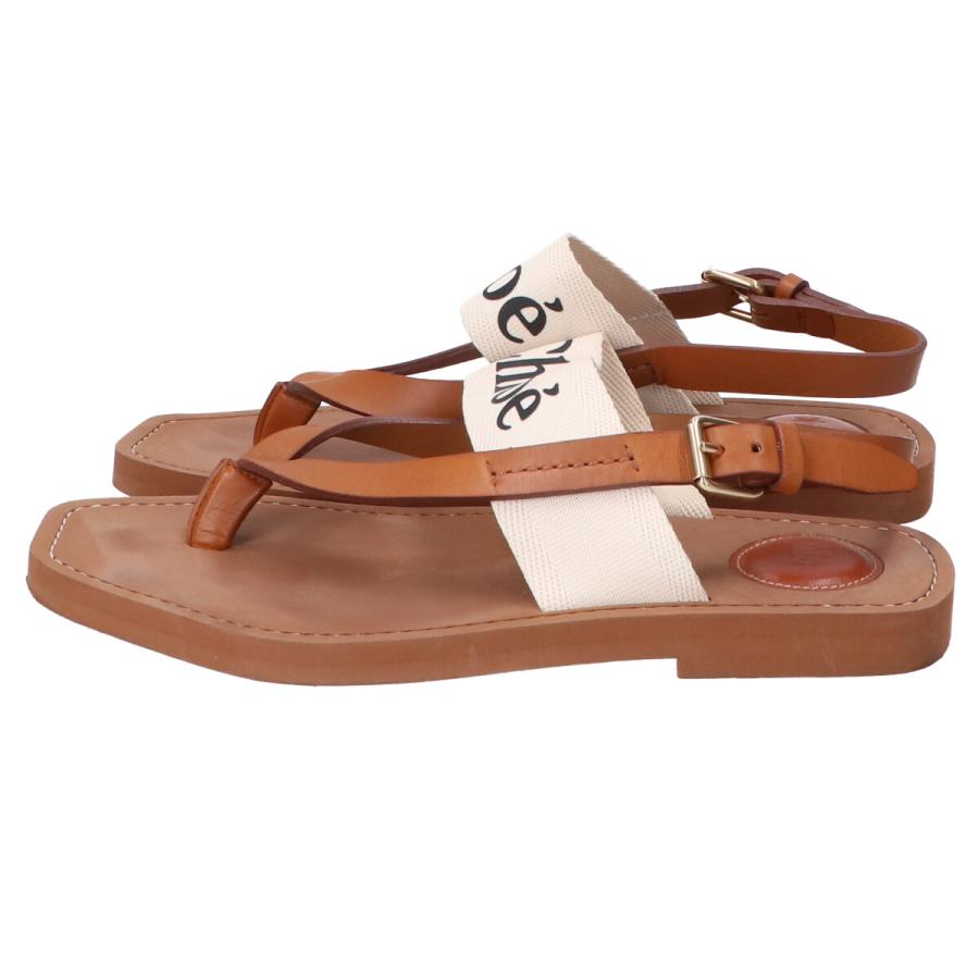 Chloe CHLOE クロエ WOODY ロゴ入り トング サンダル/ シューズ Chloe CHLOE クロエ WOODY ロゴ入り トング サンダル/ シューズ