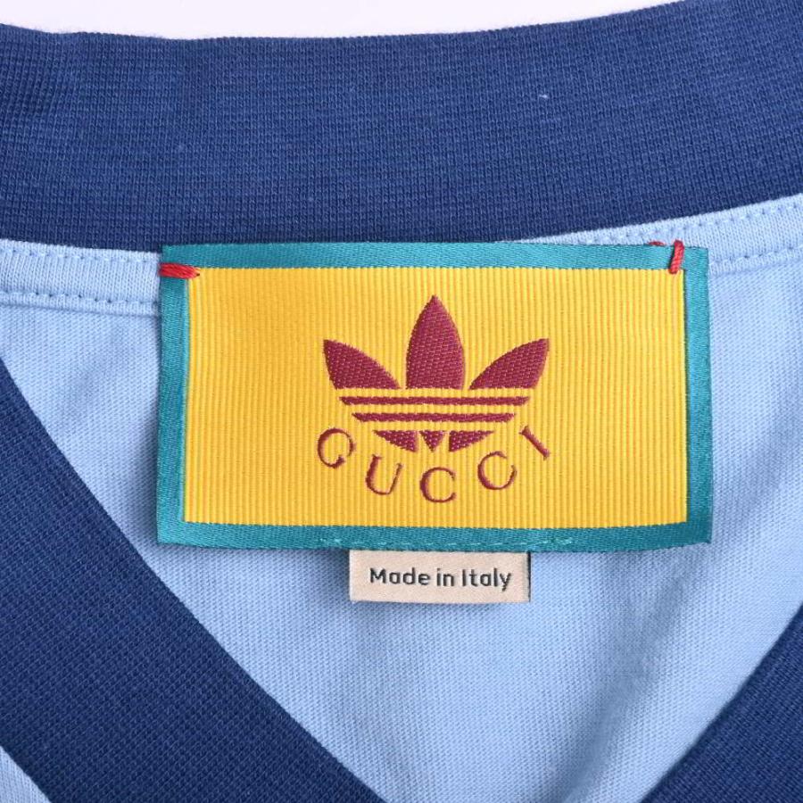 GUCCI（グッチ） 美品/国内正規/ ×adidasアディダス 693636 VネックT