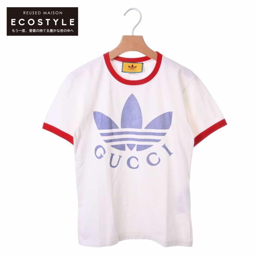 新品同様/国内正規/ GUCCI グッチ ×adidasアディダス 702612 コットン 