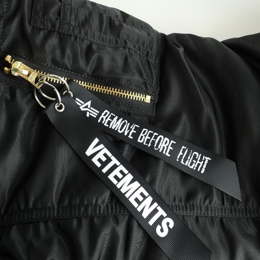 美品/ Vetements ヴェトモン /アルファ 22AW DOUBLE ZIP BOMBER